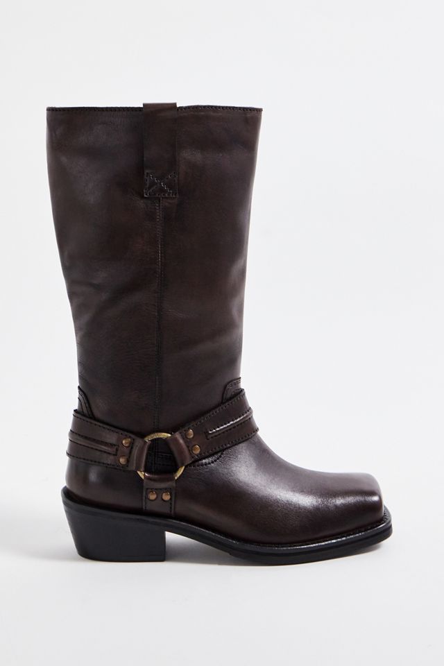 Botte haute au genou moto marron Kadie ASRA #1