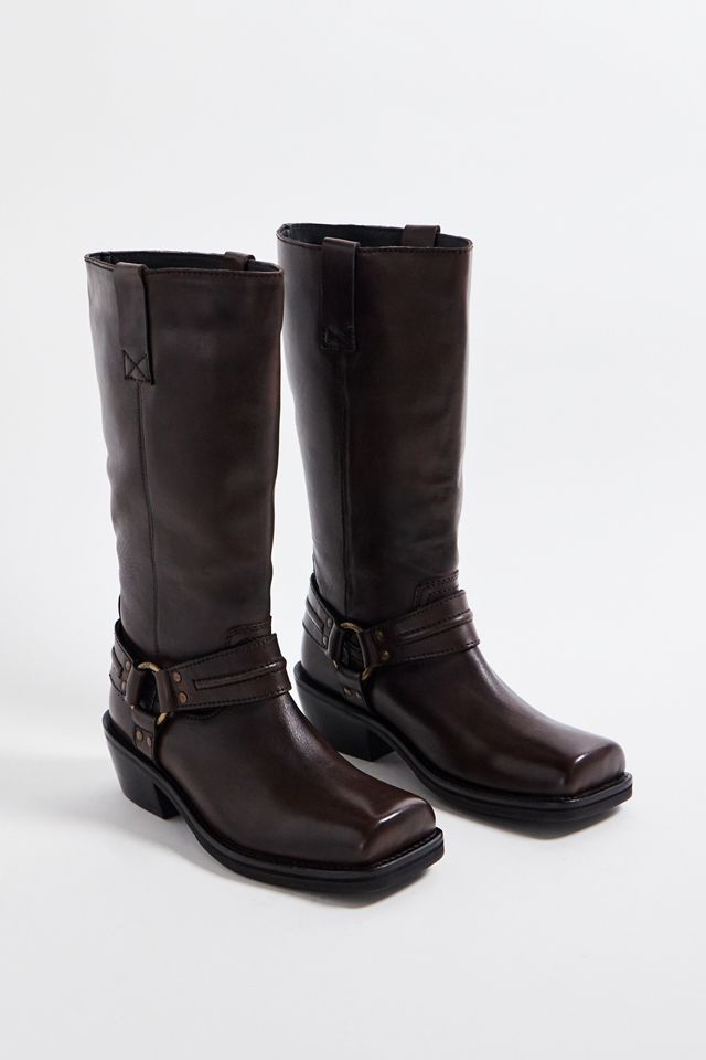 Botte haute au genou moto marron Kadie ASRA #2