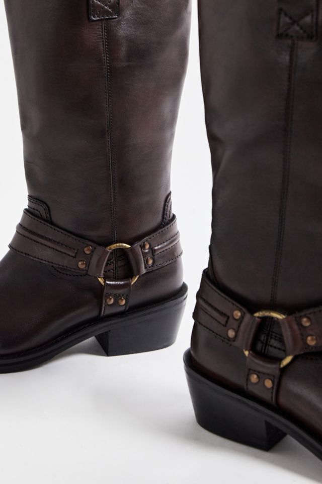 Botte haute au genou moto marron Kadie ASRA #3
