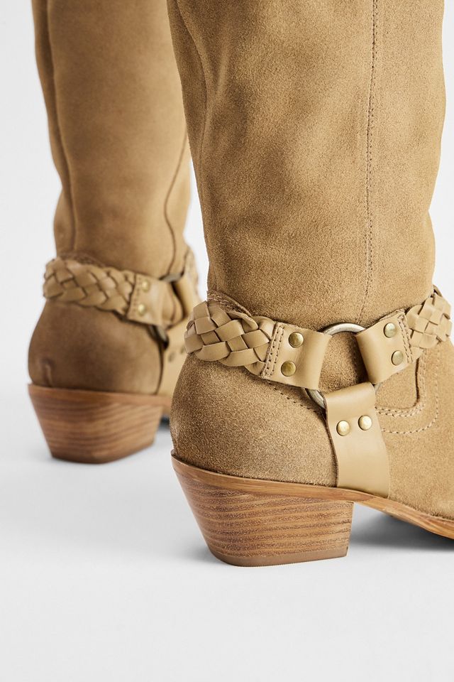 Stivali in Pelle Scamosciata con Treccia BDG Pull-On #3