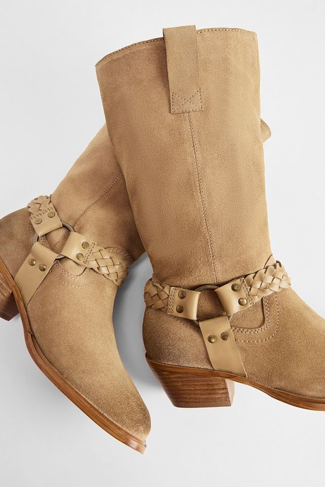 Stivali in Pelle Scamosciata con Treccia BDG Pull-On #4