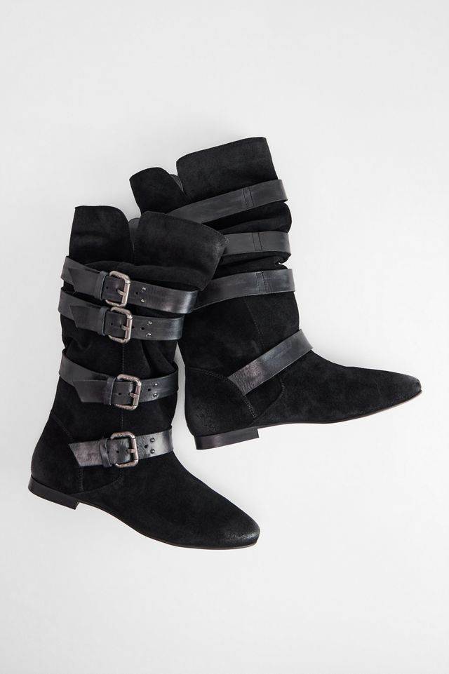 Stivali neri con fibbia Shiver BDG #1