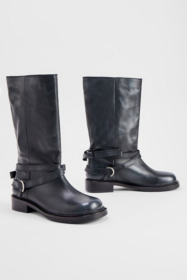 BDG Black Oita Ankle Strap Boots #1