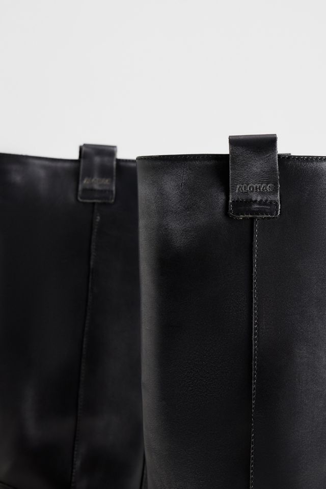 Botas ALOHAS Sajan Negras con Efecto Vintage #2