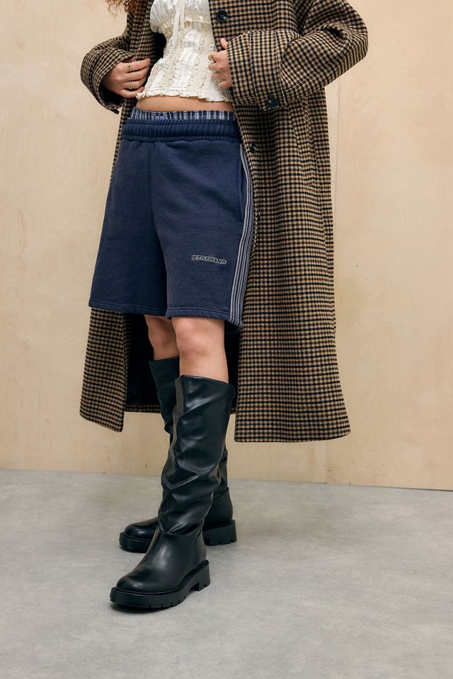 Charles & Keith Black Slouch Knee High Boots  #4