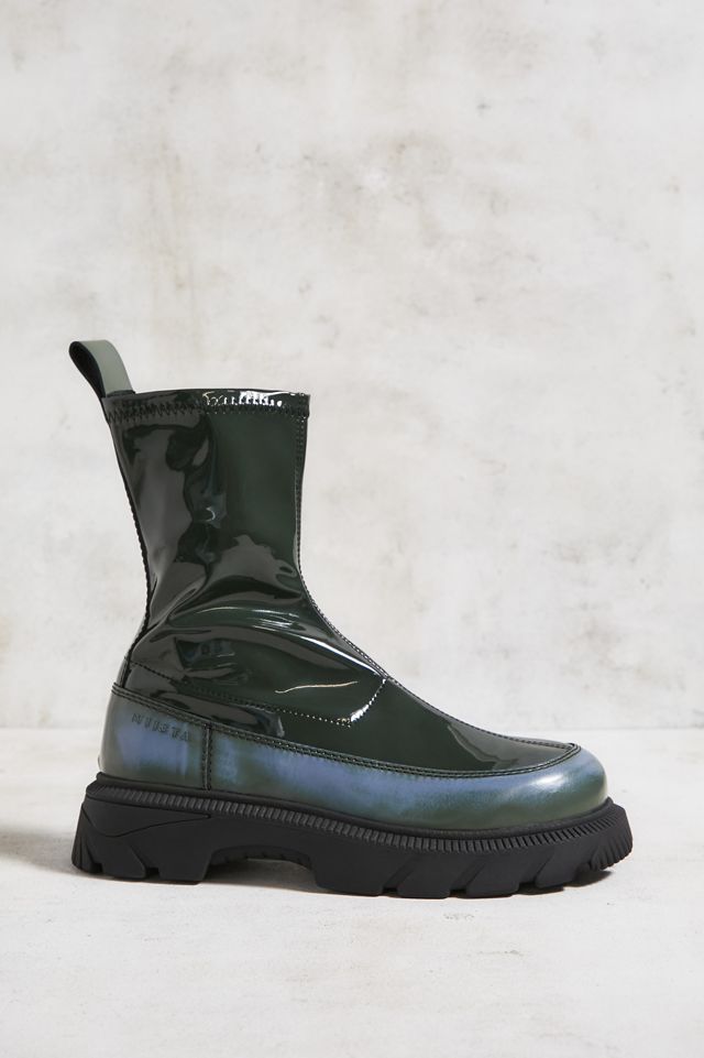 Miista - Bottines Rosary vertes #1