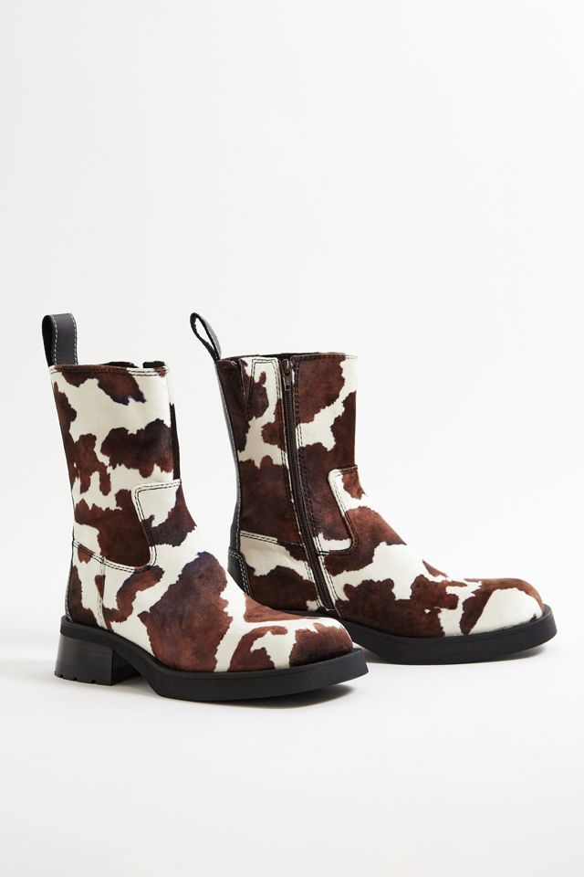 E8 by Miista Yolanda Cow Print Boots #1