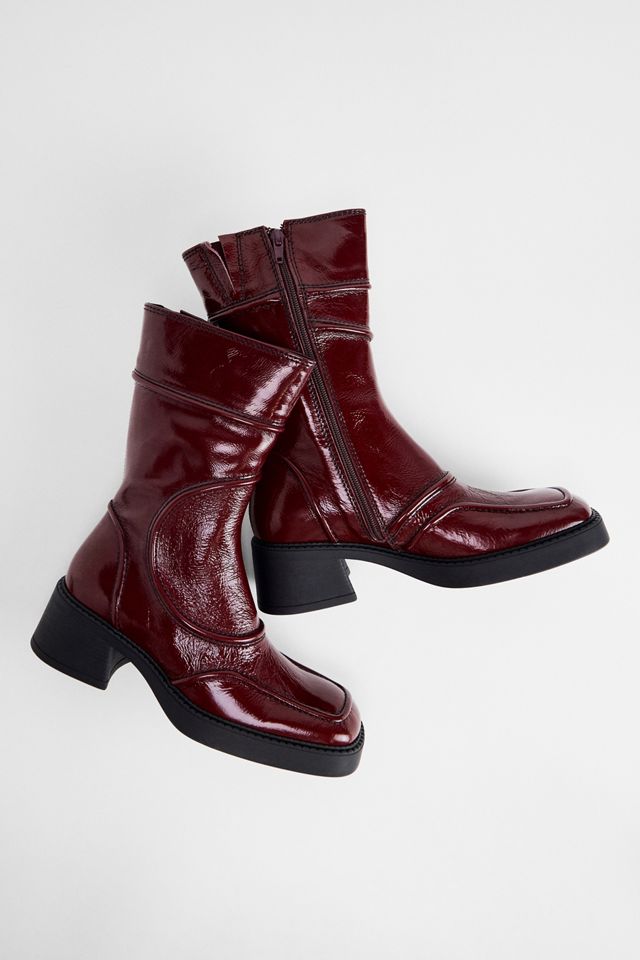 【関税込み】Miista バーガンディ Malene ブーツ Miista Burgundy Malene Boots | Urban Outfitters UK