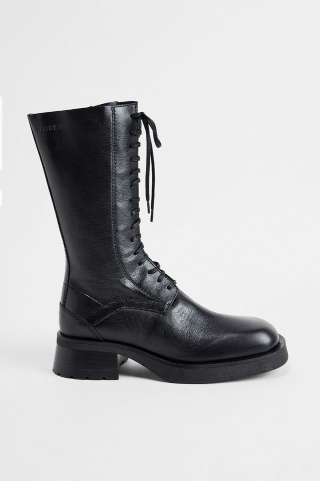 Bottes en velours côtelé noir Miista #2