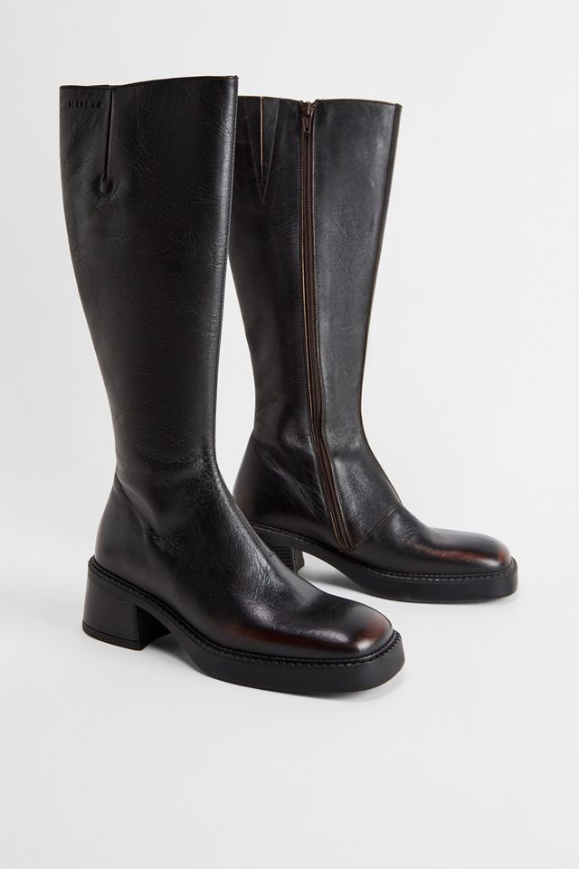 Miista Brushed Brown Yumi Knee High Boots #1
