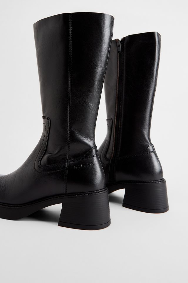 Miista Black Marlies Calf Length Boots #4