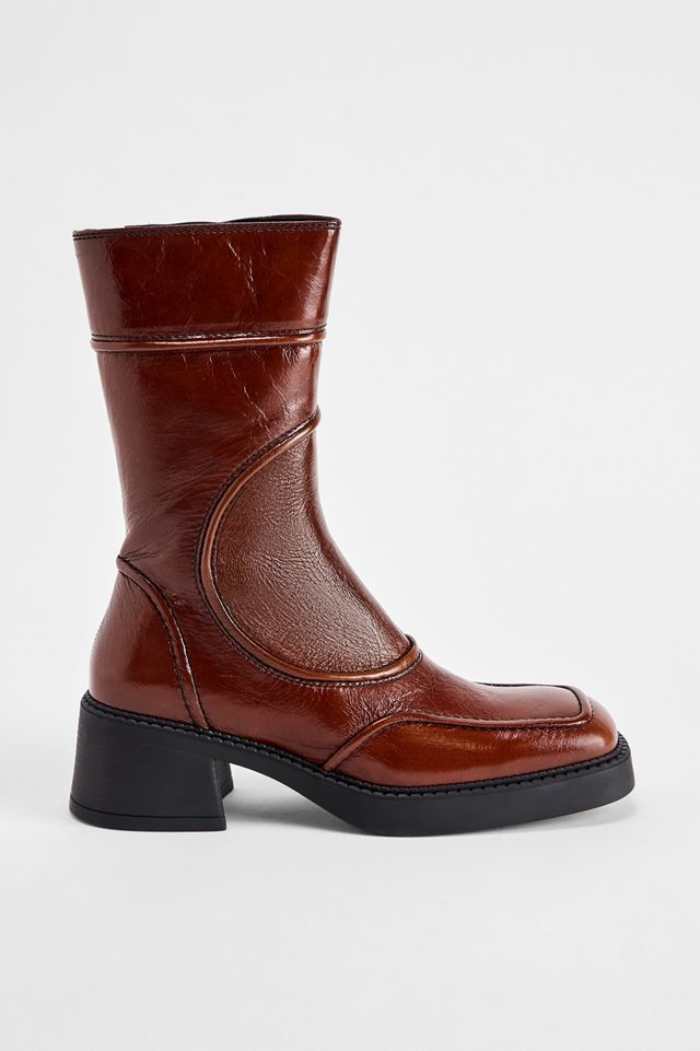 Miista Tan Malene Stiefel aus Lackleder #2