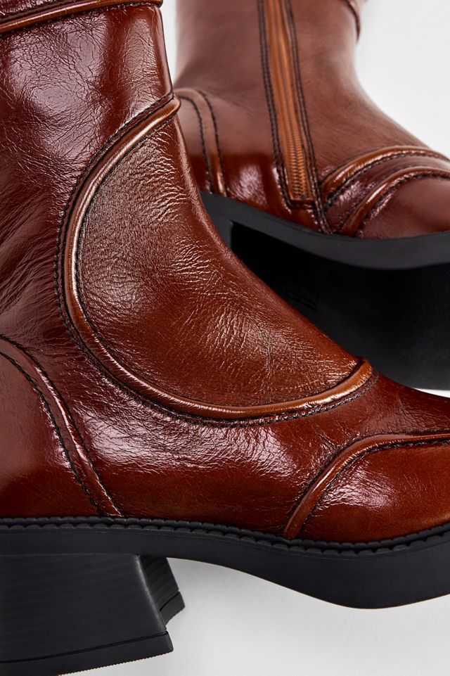Miista Tan Malene Stiefel aus Lackleder #3