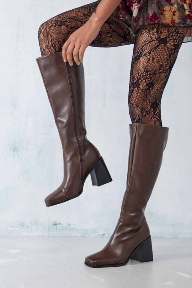 Renzo Knee High Boot Brown