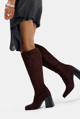 RAID Dunkelbraune Renzo Kniehohe Stiefel