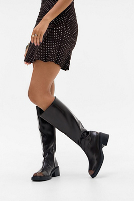RAID Brown Samber Knee High Boots Product Page