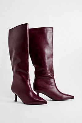 Bottes à talons aiguilles RAID bordeaux