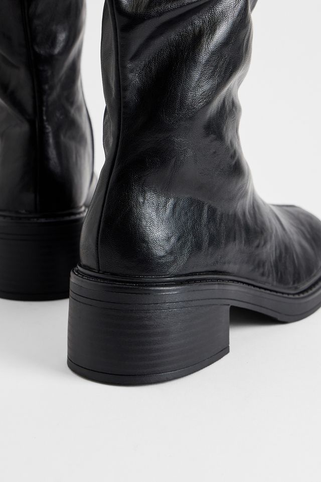 RAID Schwarze Samber Kniehohe Stiefel #4