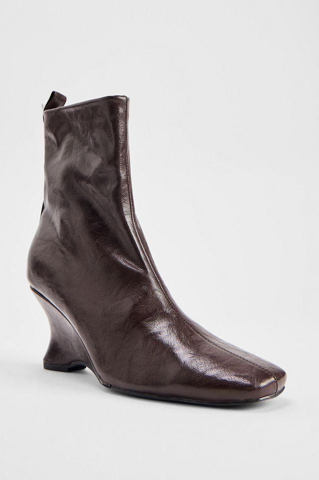 Botas de Cuña al Tobillo Elsana Marrones RAID #4
