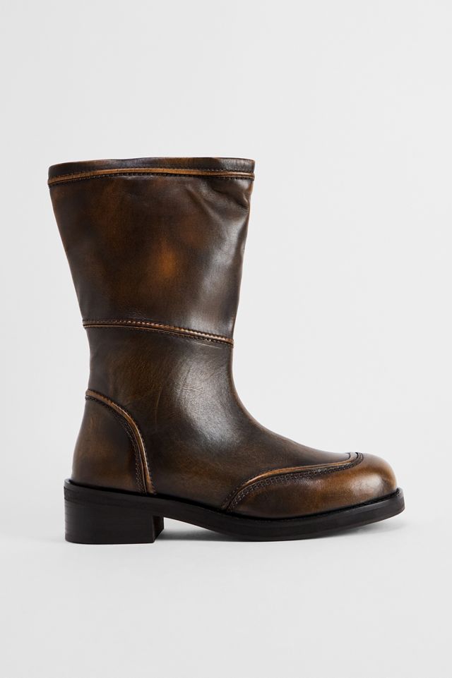 Bottines en cuir Kyra marron BDG #3