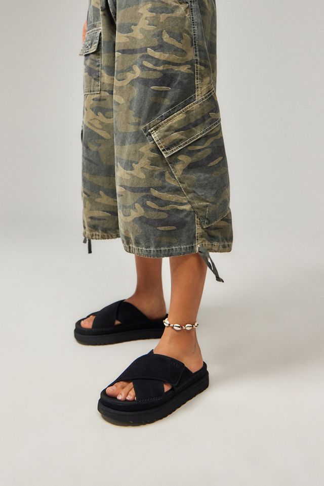 UGG Goldenstar Black Sliders #4