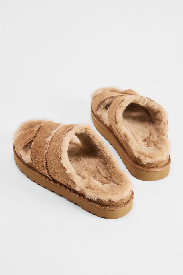 UGG Chestnut Greenport Cross Sandals | Urban Outfitters UK