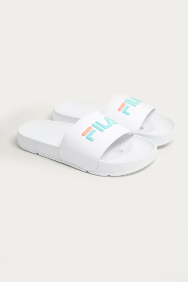 Fila drifter slides clearance white