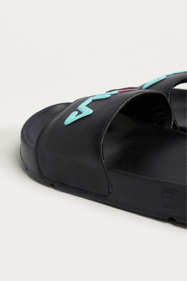 FILA Black Drifter Sliders #3