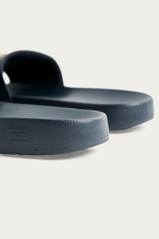 Tommy Jeans Black Metal Logo Pool Sliders #4
