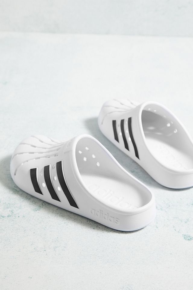 adidas White Adilette Clogs | Urban Outfitters UK