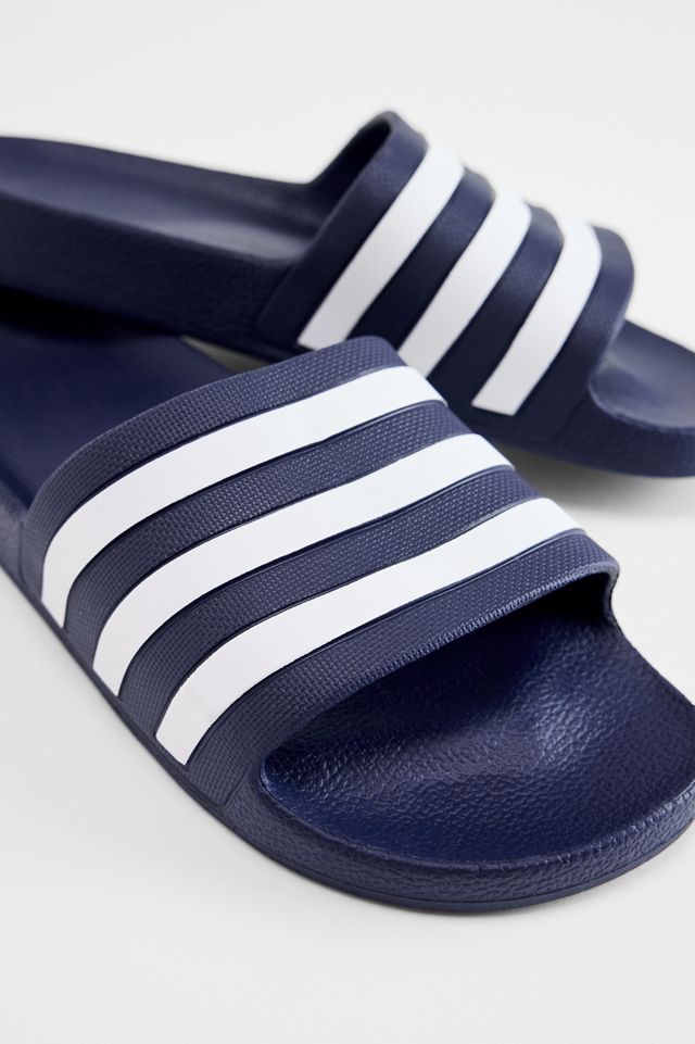 adidas Marineblaue Adilette Slides #3