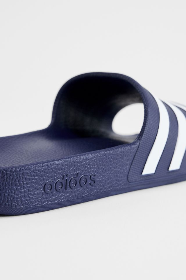 adidas Marineblaue Adilette Slides #4