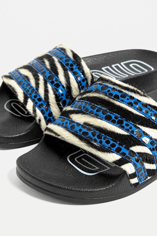 adidas Originals Adilette Animal Print Pool Sliders #1
