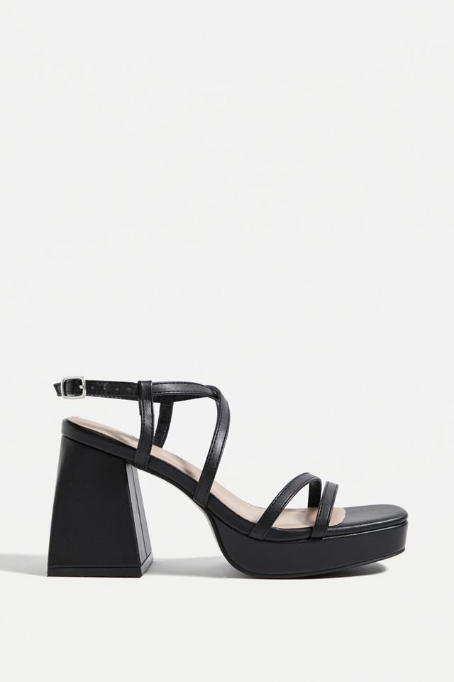 UO Black Santana Strappy Block Heels  #2