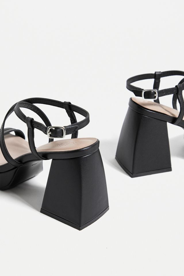 UO Black Santana Strappy Block Heels  #4