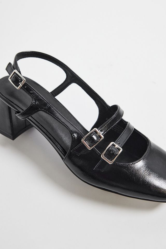 UO Black Poppy Slingback Mary Jane Shoes #3