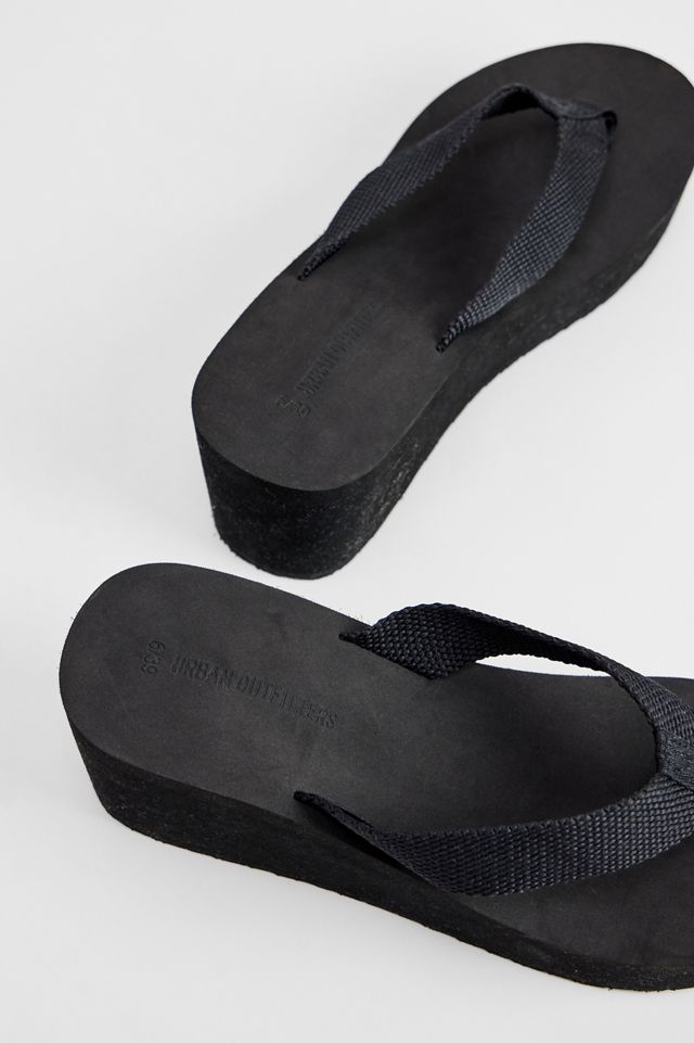 Sandalias de Cuña EVA Negras UO #4