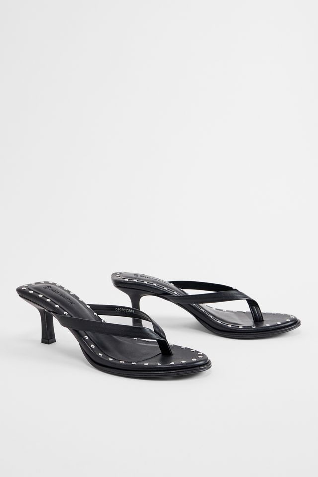 Sandales à talons UO Iyla en simili cuir noir #1