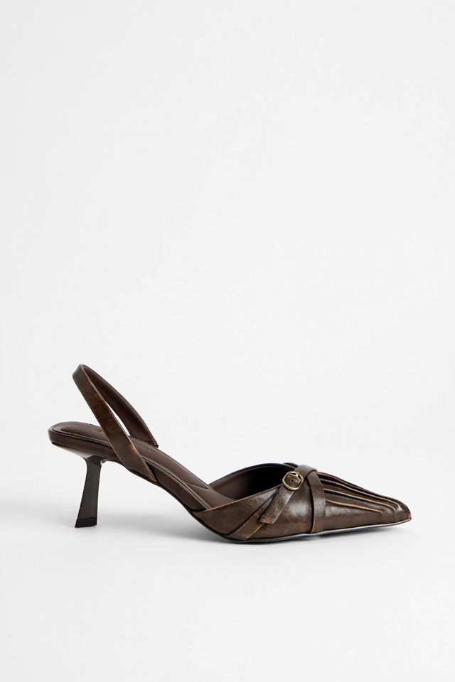 Zapatos de Tacón Kitten Phoenix Marrones UO #4