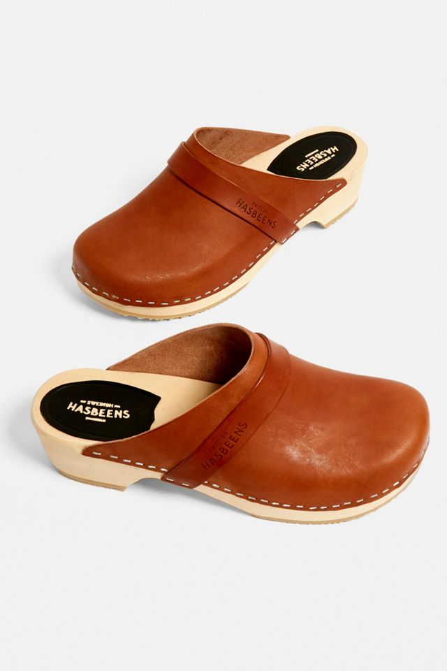 Swedish Hasbeens Swedish Husband Brown Mules Urban Outfitters UK