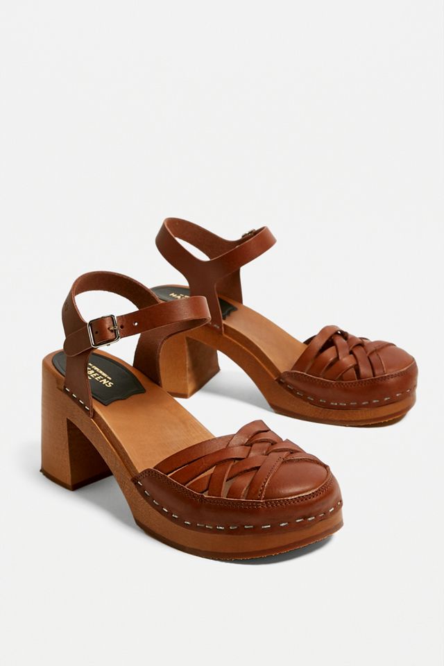 Swedish Hasbeens Marit Tan Heeled Sandals #1