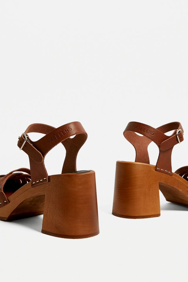 Swedish Hasbeens Marit Tan Heeled Sandals #2