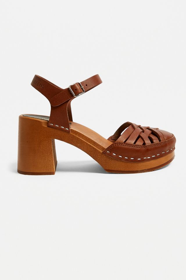Swedish Hasbeens Marit Tan Heeled Sandals #3
