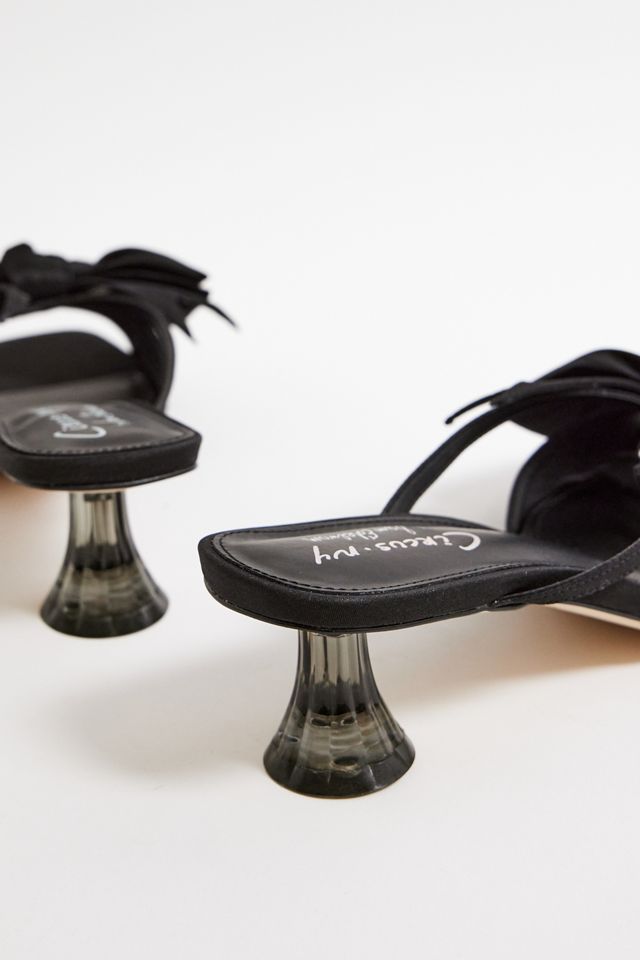 Circus NY Black Natalina Bow Open-Toe Mules #4