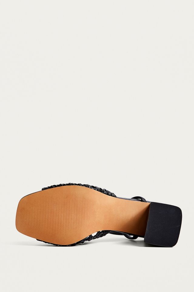 UO Helena Woven Block Heel Sandals #4