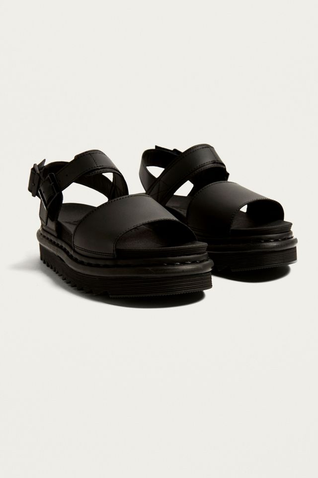 Dr. Martens Zebrilus Black Sandals #1