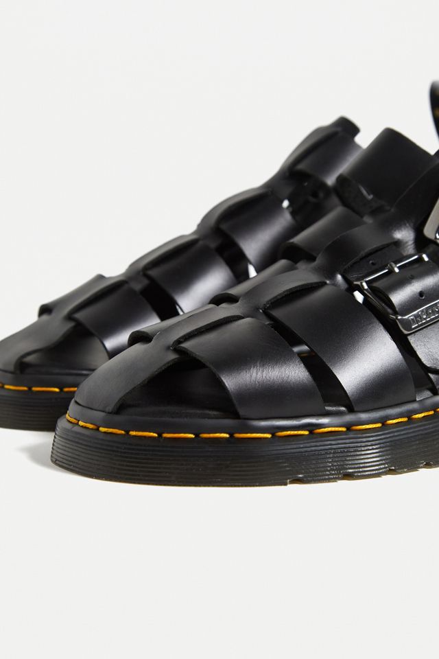 Dr. Martens Black Garin Brando Sandals