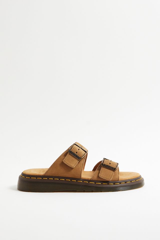 Dr Martens★JOSEF NUBUCK LEATHER SLIDE SANDALS★POWDER PINK Josef Nubuck leather slide sandals in Powder Pink | Dr. Martens