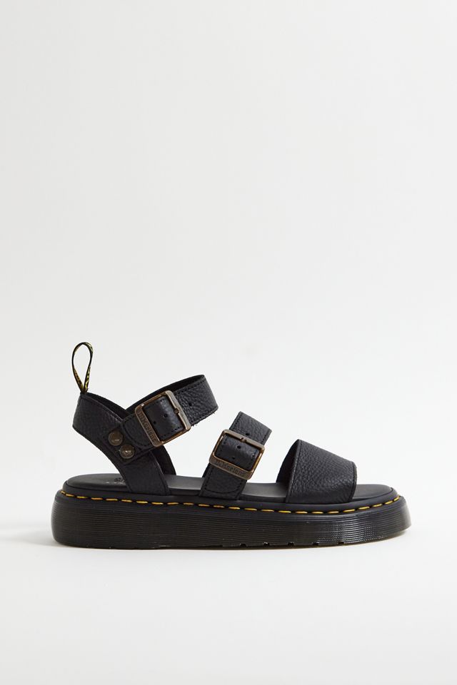 Dr. Martens Black Gryphon Quad Sandals #2