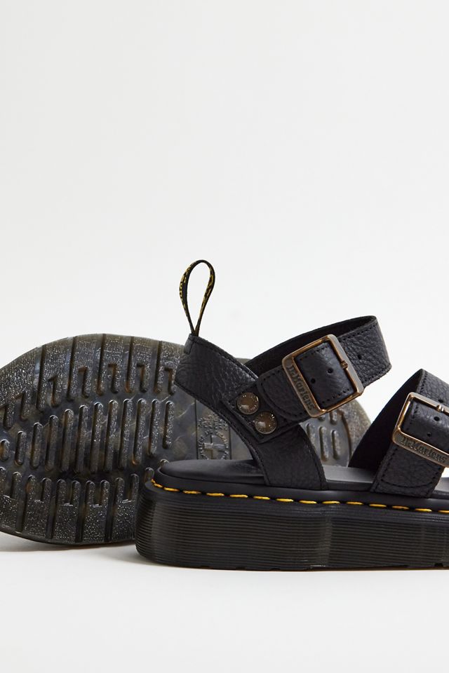 Dr. Martens Black Gryphon Quad Sandals #3